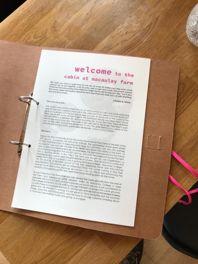 Macaulay Farm Cabin ストーノウェー エクステリア 写真